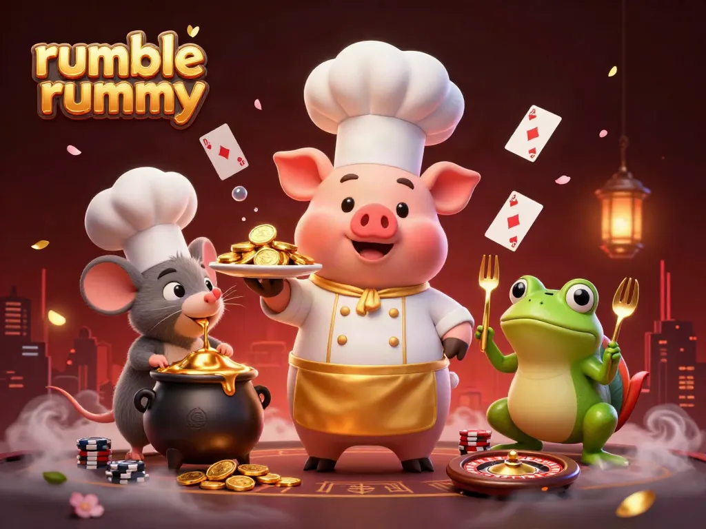 Experience the thrill of rumble rummy with engaging characters and dynamic gameplay elements.
