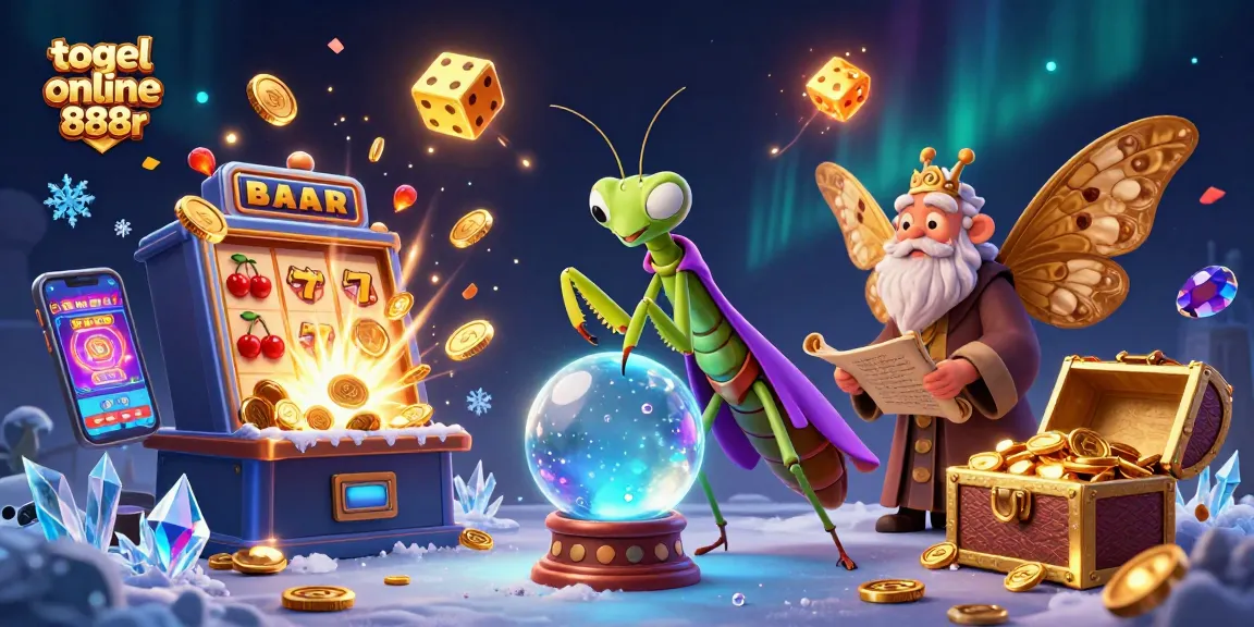 Experience the magic of togel online 888r with a dynamic and colorful casino scene.