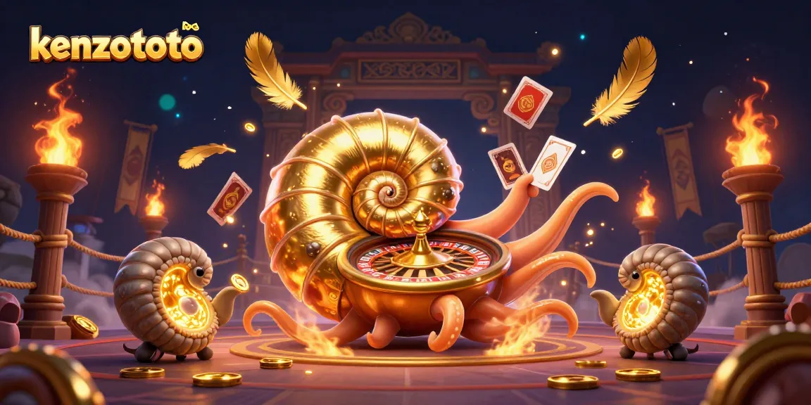 Experience thrilling bets with kenzototo's luminous nautilus and dazzling gaming elements.