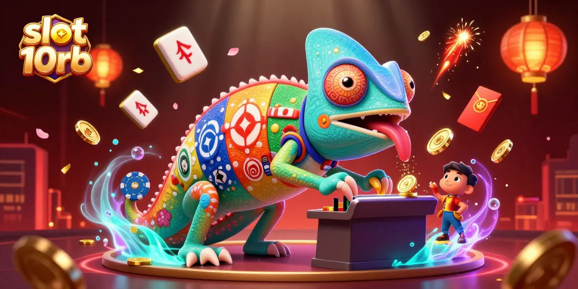 Engage in thrilling gameplay with slot 10rb featuring a vibrant casino scene filled with dynamic characters and elements.
