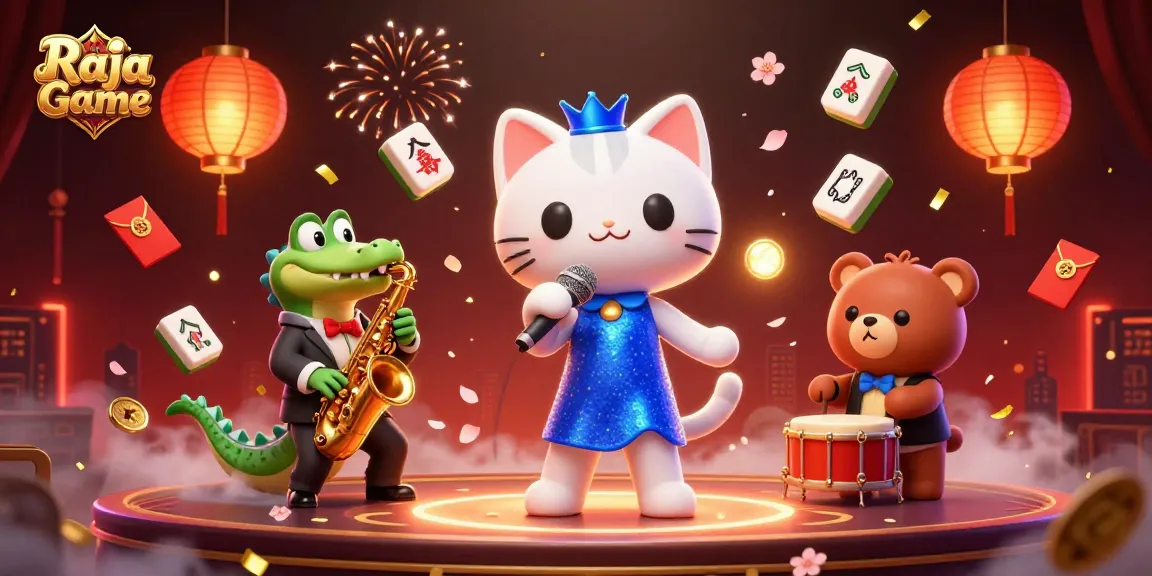 Join the fun at Raja Game, where players experience thrilling casino games with lively characters.