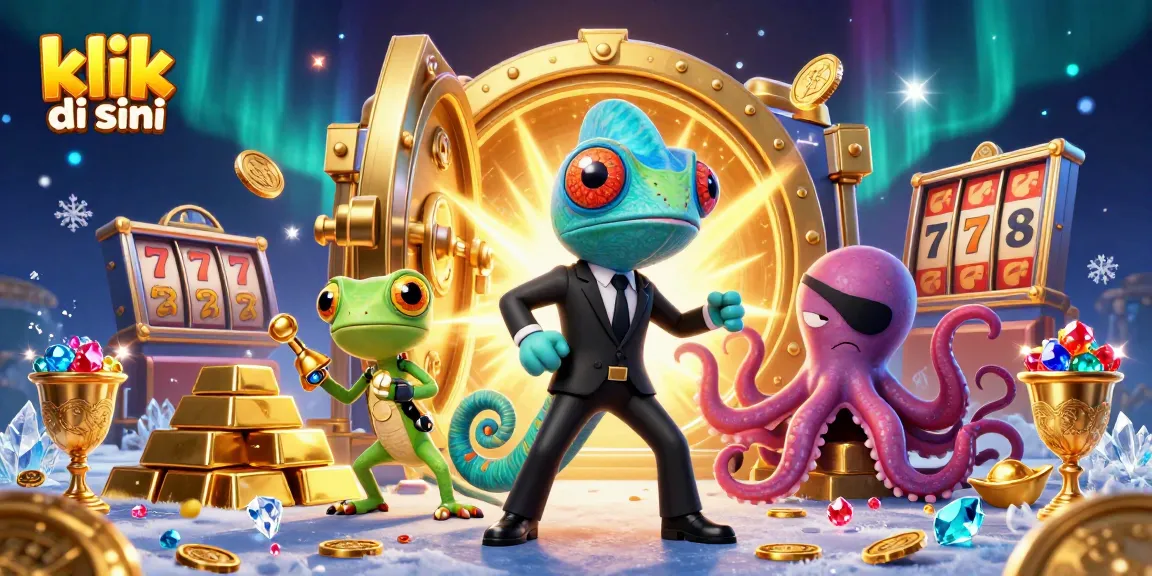 Engage with the thrilling world of slots and jackpots at klik di sini, showcasing exciting game elements and characters.