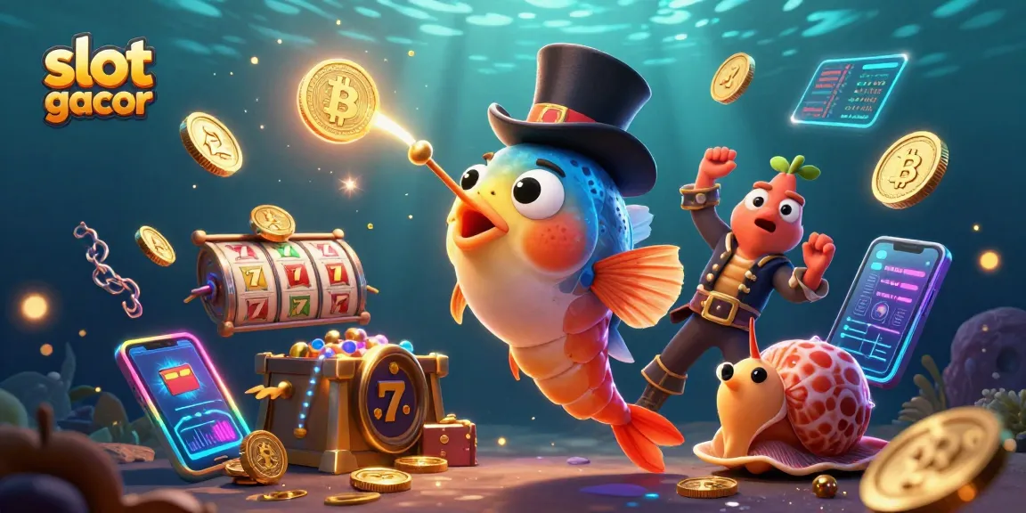 Experience the excitement of slot gacor with vibrant characters and glowing casino elements!