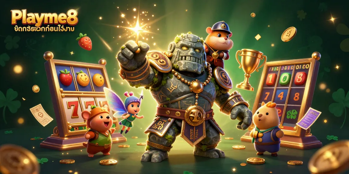 Playme8 ข้อควรเช็กก่อนใช้งาน พร้อมภาพการ์ตูน 3D เกมคาสิโนที่เต็มไปด้วยรายละเอียด