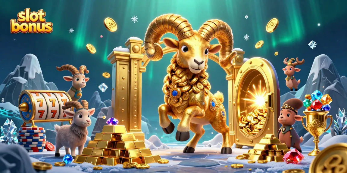 Unlock incredible rewards with slot bonus opportunities showcased in a vibrant 3D casino scene.