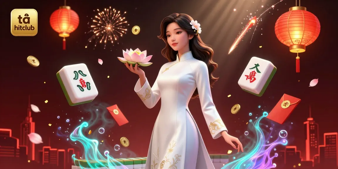 Tải hitclub now and enjoy playing with 3D mahjong tiles, lanterns, and lucky coins in an engaging casino atmosphere.