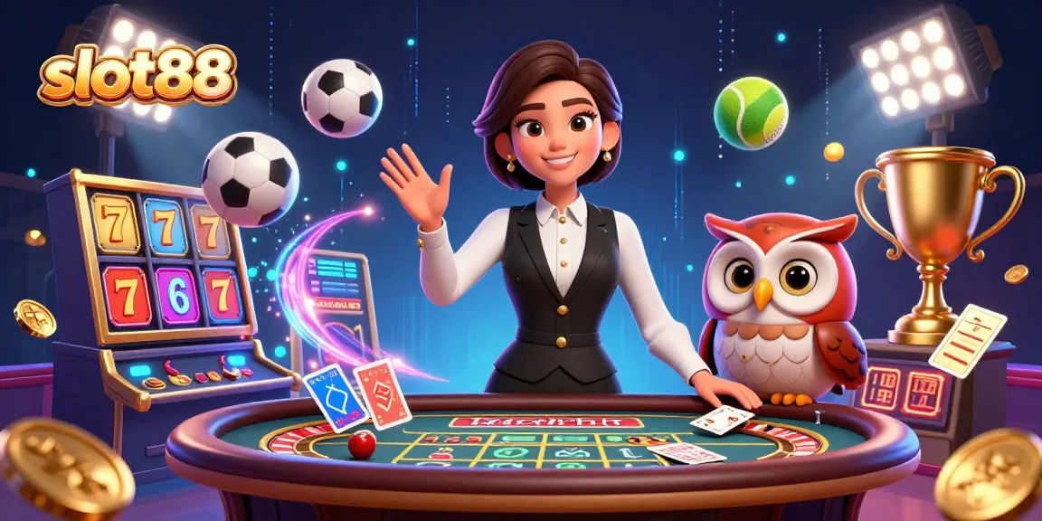 Rasakan sensasi permainan slot88 dengan dealer 3D interaktif dan elemen permainan yang dinamis.