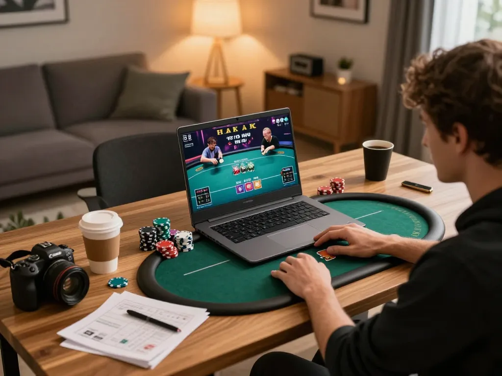Engaging online gaming session on ok365 with vibrant casino gameplay on screen
