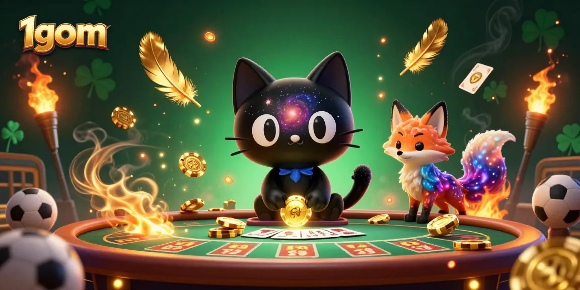 Engage in thrilling sports betting with 1gom's cosmic allure, featuring dynamic characters and energetic elements.