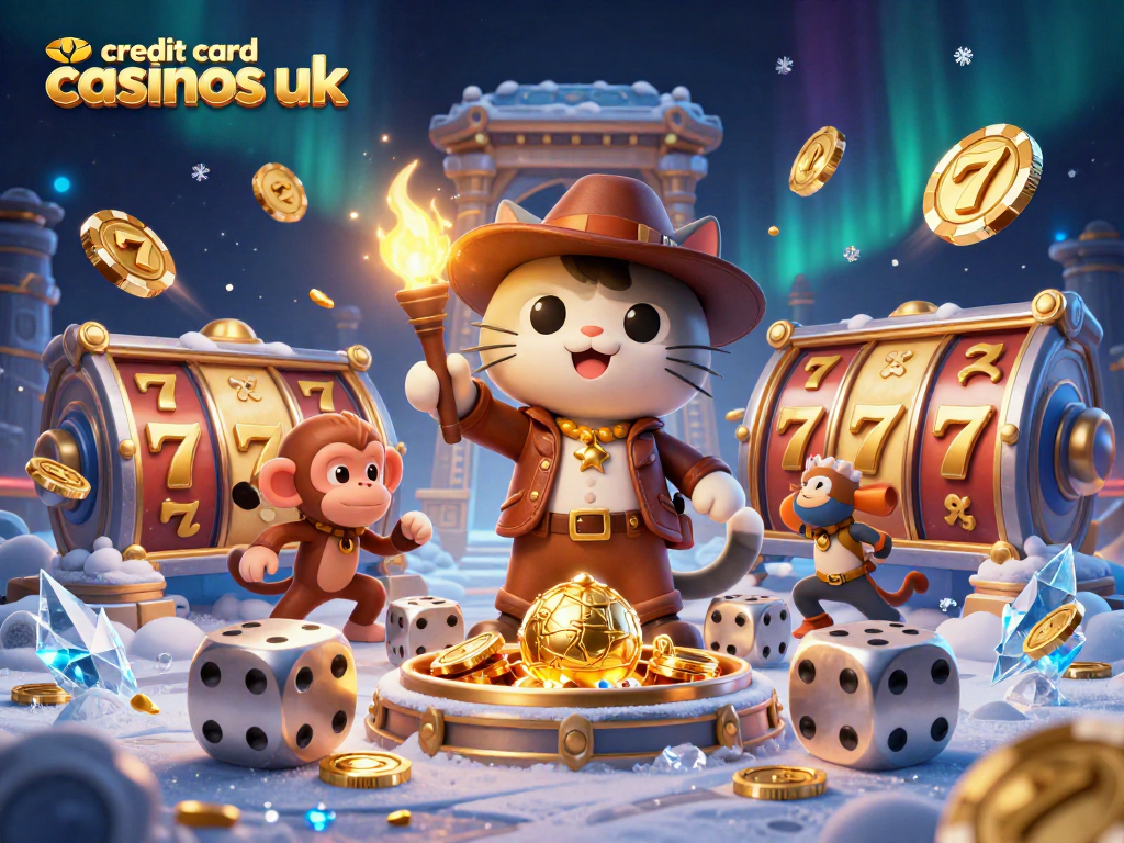 Engage with top credit card casinos uk featuring dynamic scenes of thrilling gameplay and vibrant elements for players.