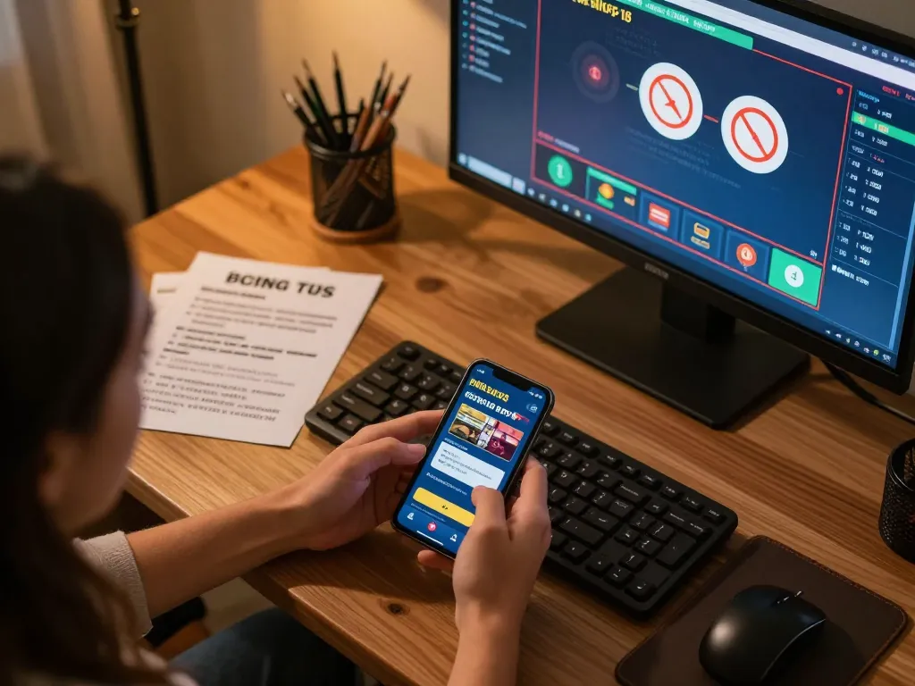 Player engages with nk88 casino app on smartphone during strategic online gaming session.